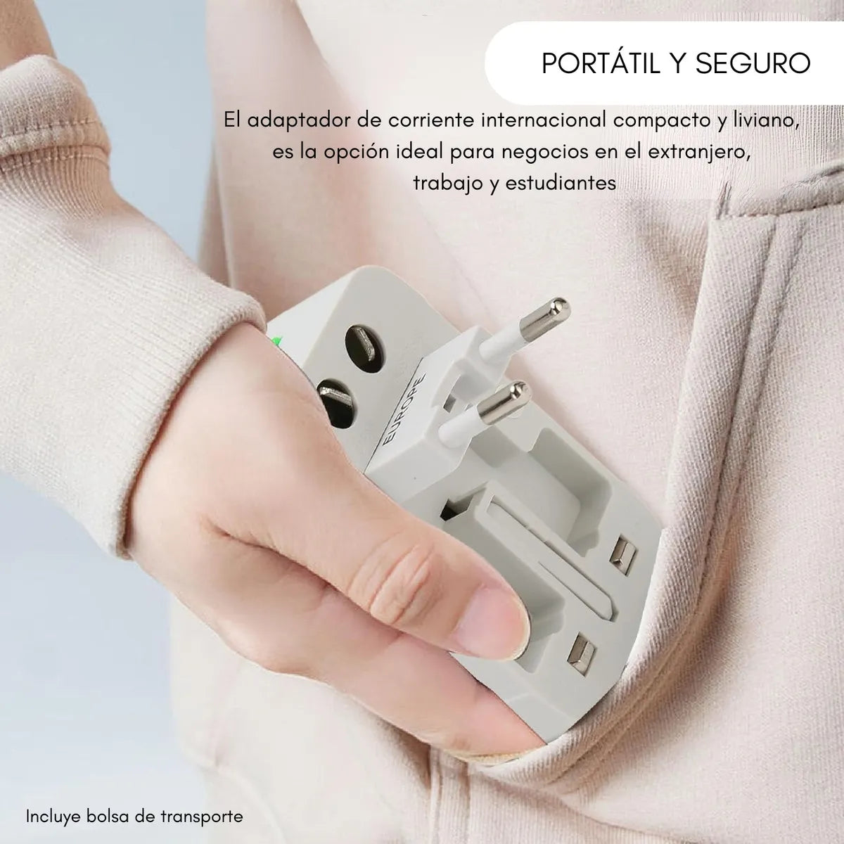 Adaptador Enchufe Universal Para Viajes