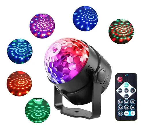 Mini Bola De Luces Led Multicolor Dblue Dbpled31 Control Remoto