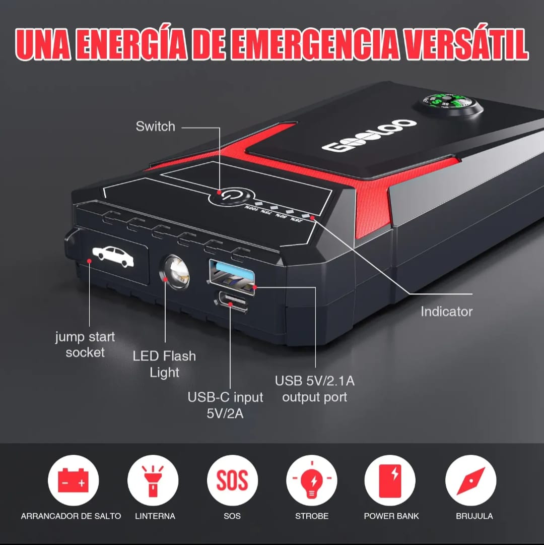 Gooloo Ge1500 Arrancador De Batería