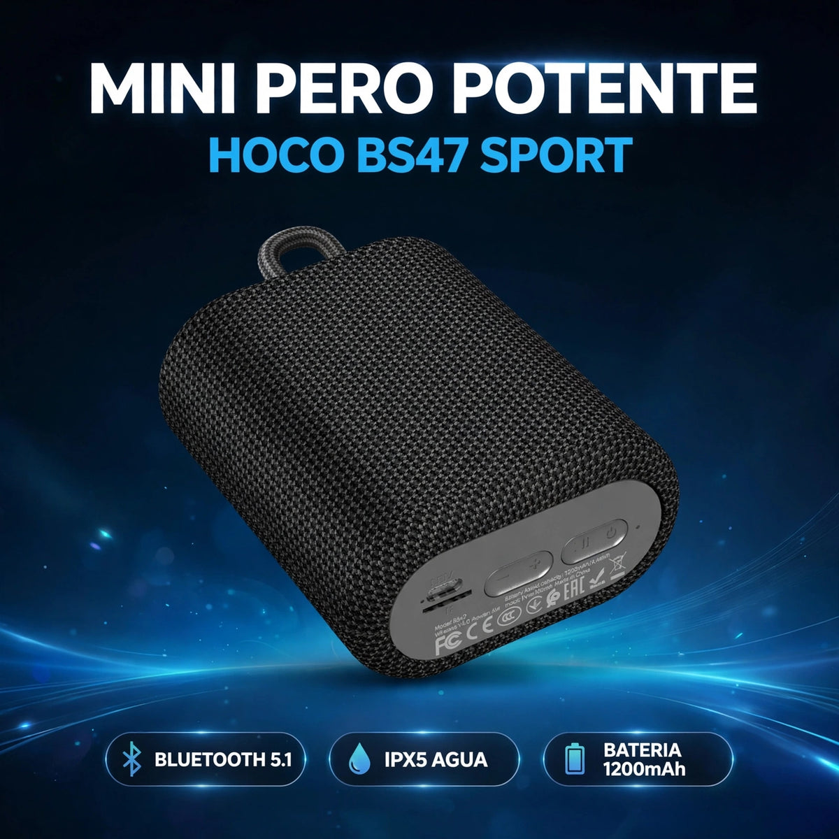 Parlante Portátil Bluetooth Inalámbrico Hoco Bs47