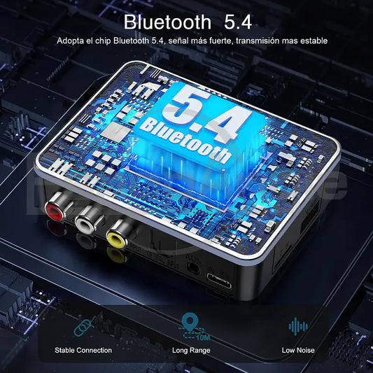 A- Convertidor Transmisor Receptor Adaptador Bluetooth Convertidor Óptico