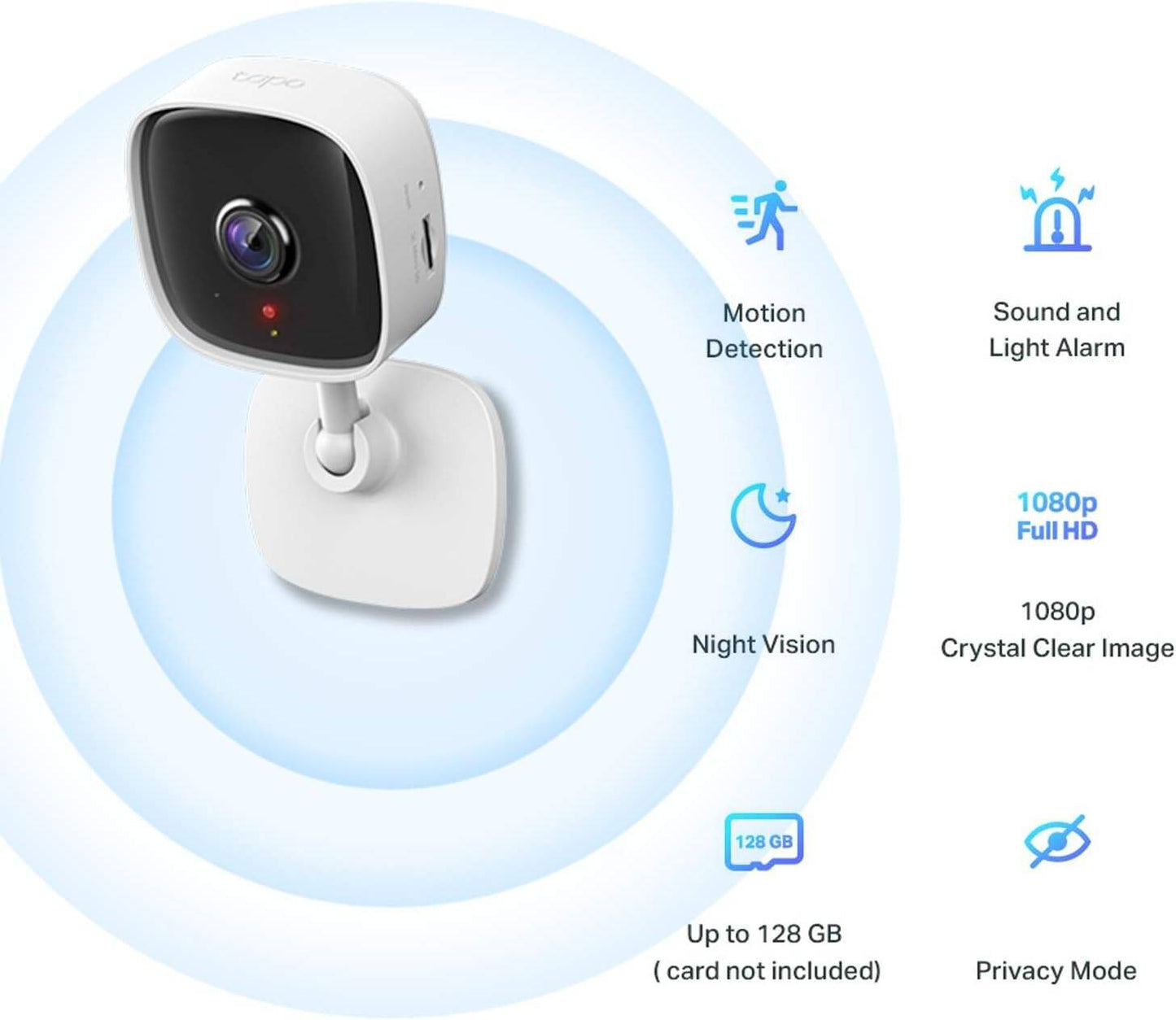 Tapo C60 TP Link Cámara Wi-Fi vigilancia inteligente de interior