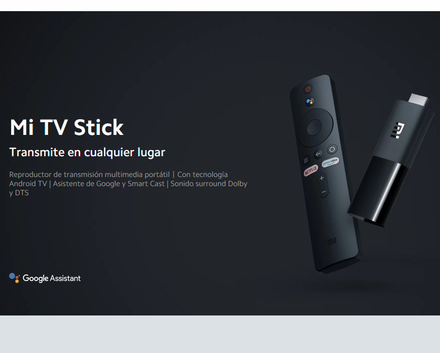 3-Xiaomi Mi TV Stick Streaming (Certificado)