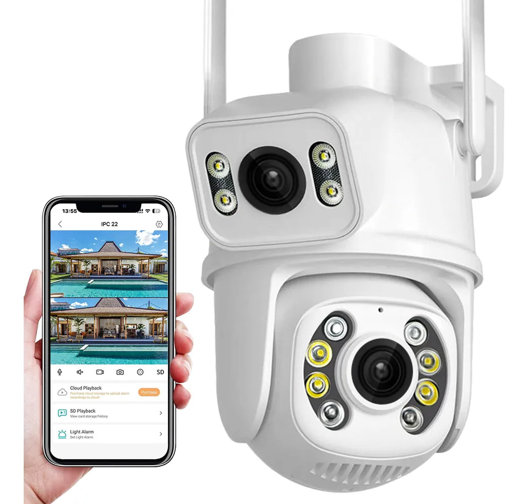 Cámara De Seguridad De 3 Mp Hd Wifi Con Visión Nocturna (icsee)