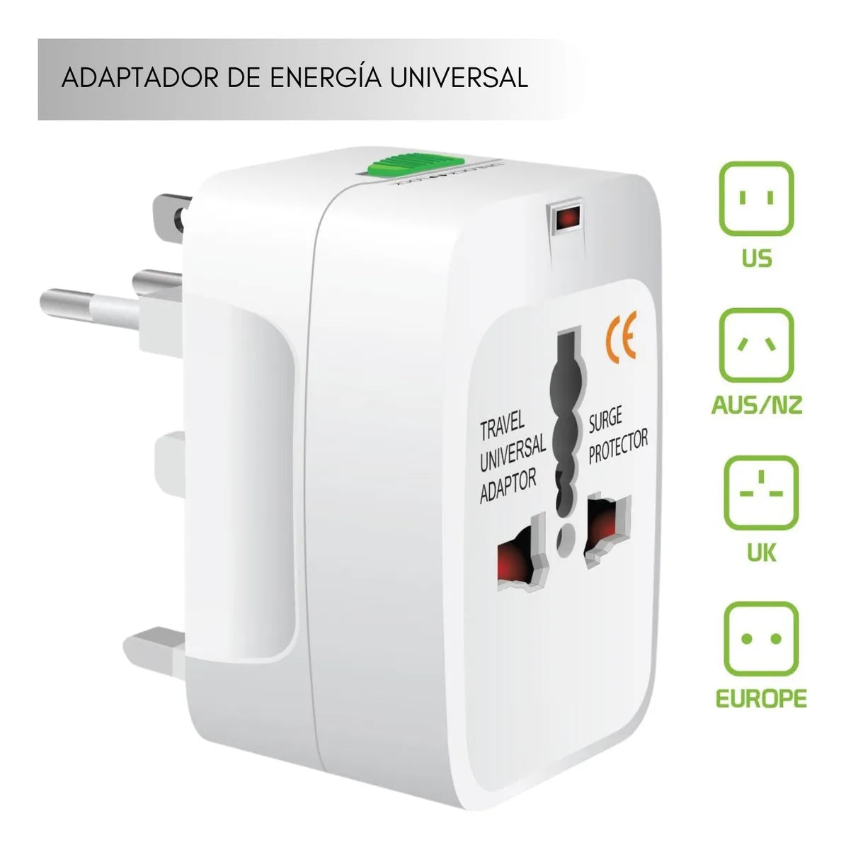 Adaptador Enchufe Universal Para Viajes