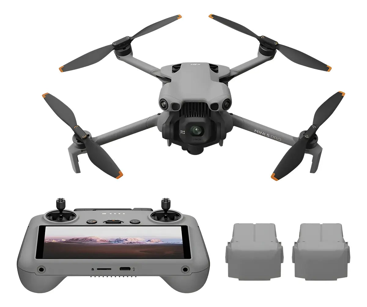 Dron Dji Mini 5 Pro Fly More Combo Plus 4k Con Control Rc2 Gris