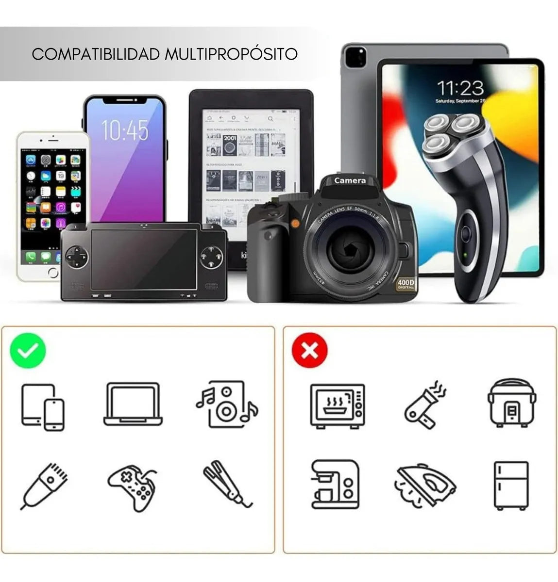 Adaptador Enchufe Universal Para Viajes