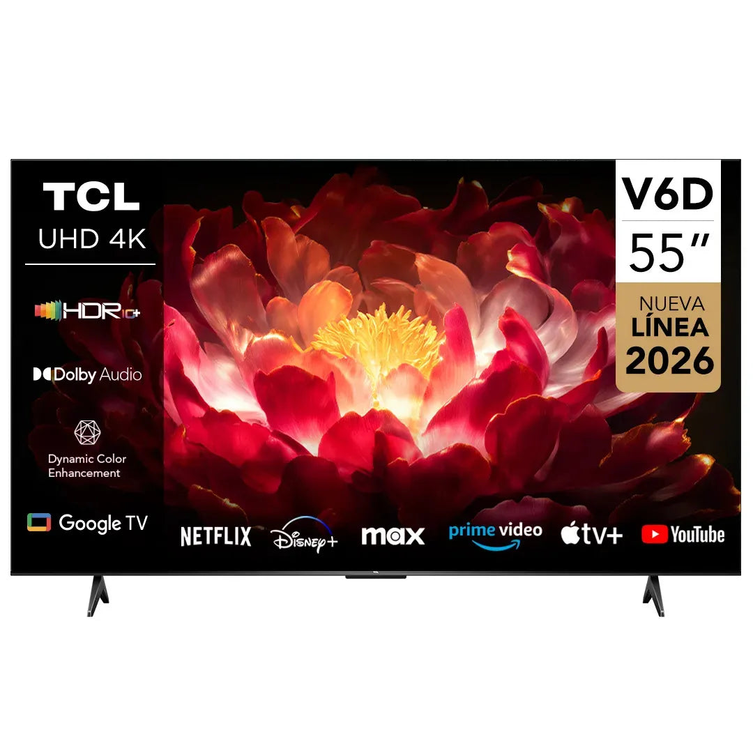 Smart TV TCL 55" UHD 4K V6D