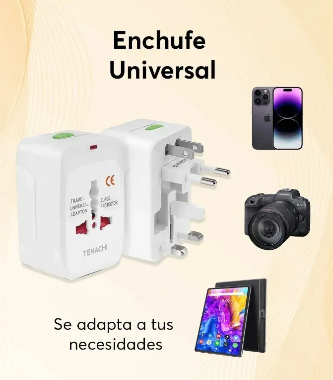 Adaptador Enchufe Universal Para Viajes
