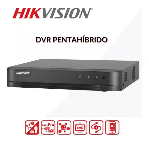 DVR Hikvision DS-7208HGHI-M1 Dvr 8 Canales +2 Ip Serie 7200