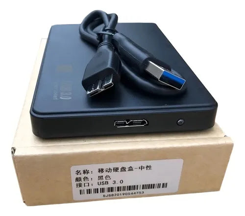 Cofre Disco Case Sata 2.5 usb3.0 Negro