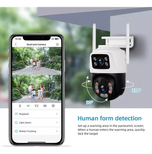 Cámara De Seguridad De 3 Mp Hd Wifi Con Visión Nocturna (icsee)