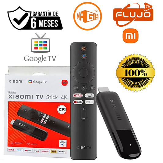 5-Xiaomi TV Stick 4K Ultima Generación (GoogleTV), Streaming.