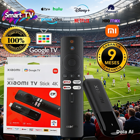 5-Xiaomi TV Stick 4K Ultima Generación (GoogleTV), Streaming.