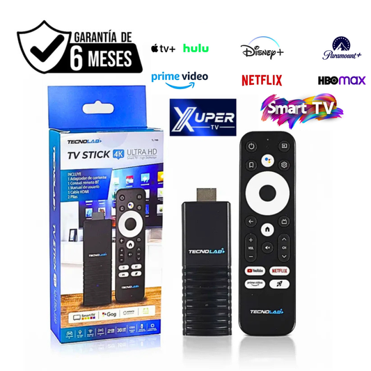 2-TV Stick Tecnolab Ultra HD 4K HDMI TL708PLUS Streaming