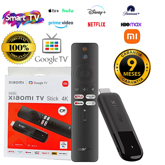 5-Xiaomi TV Stick 4K Ultima Generación (GoogleTV), Streaming.