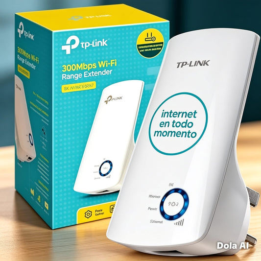 A-Repetidor Expansor De Señal Wifi Tp-link Tl-wa850re 300 Mbp