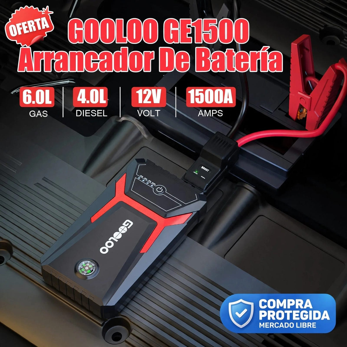 Gooloo Ge1500 Arrancador De Batería