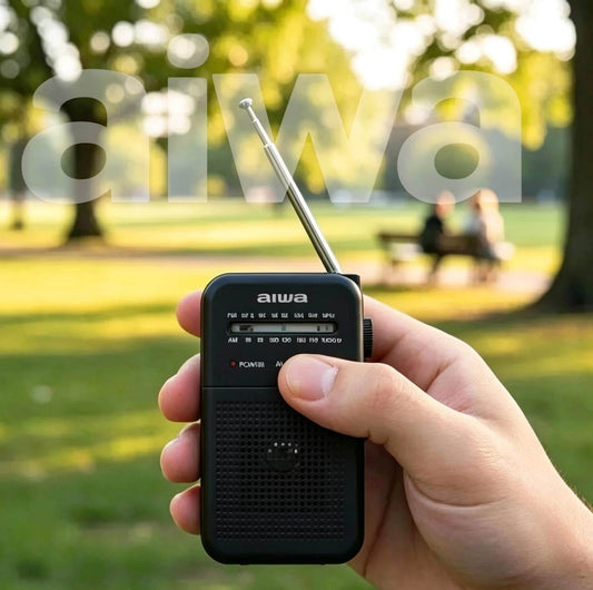 Radio portátil pocket banda AM FM AIWA (Bolsillo)