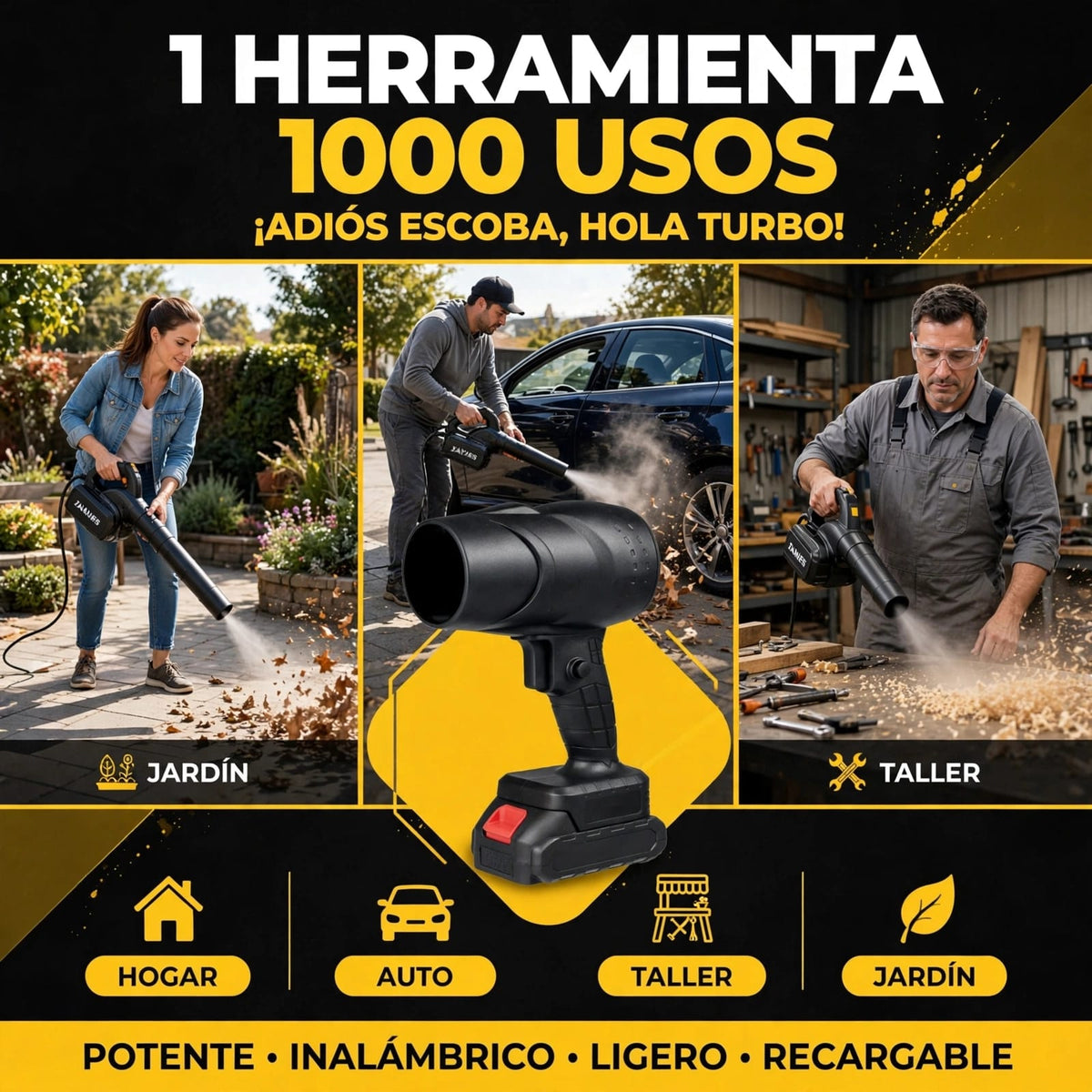 Soplador Secador Mini 130000 Rpm Secador